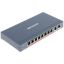 Kép Hikvision PoE Switch - DS-3E0310HP-E (10 port 100Mbps, 120W, 2xRJ45 1000Mbps) 